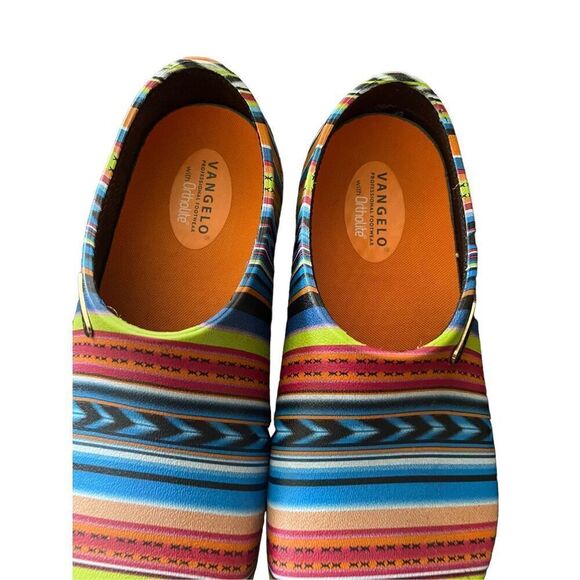 Vangelo Unisex Multicolor Round Toe Carlisle Slip Resistant Clog Size L12 M10 - Picture 6 of 9